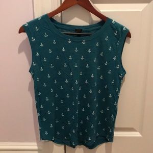 J.Crew Anchor Sleeveless Tee